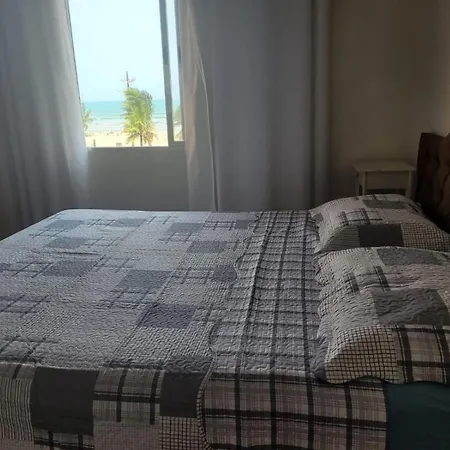 Tupi Vista Mar II: Beachfront Apartment with Wi-Fi and Parking Praia Grande  Exterior photo