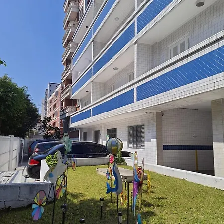 Tupi Vista Mar II: Beachfront Apartment with Wi-Fi and Parking Praia Grande  Exterior photo