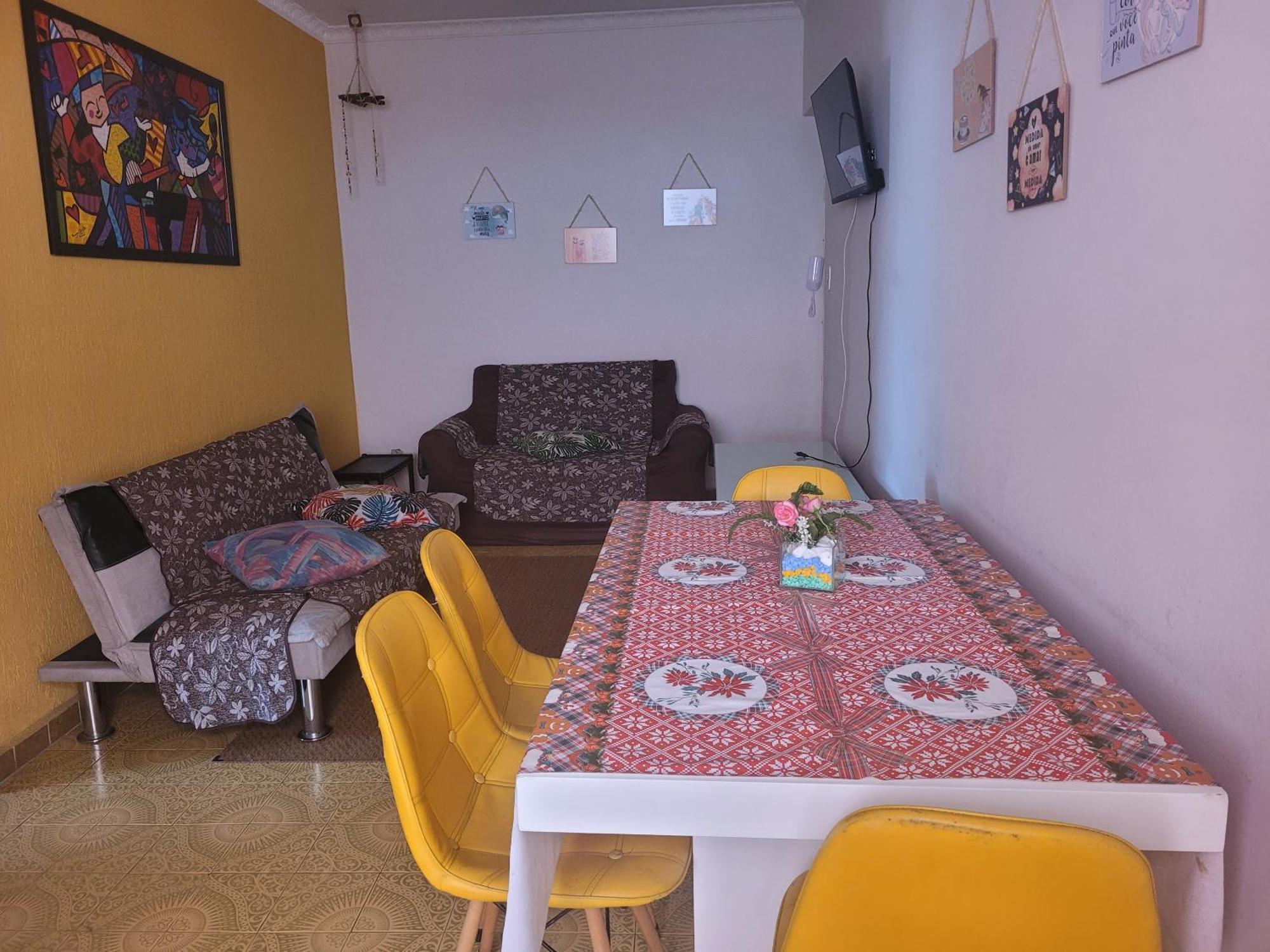 Tupi Vista Mar Ii: Beachfront With Wi-fi And Parking Apartment Praia Grande (Santos)